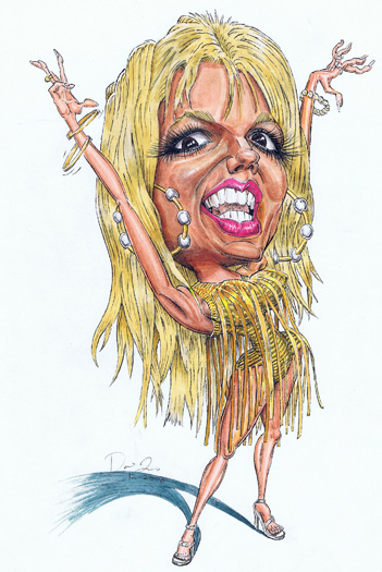 Caricature portraits by Dave Lucas